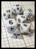 Dice : Dice - Dice Sets - Wiz Dice White Opaque - eBay Sept 2014